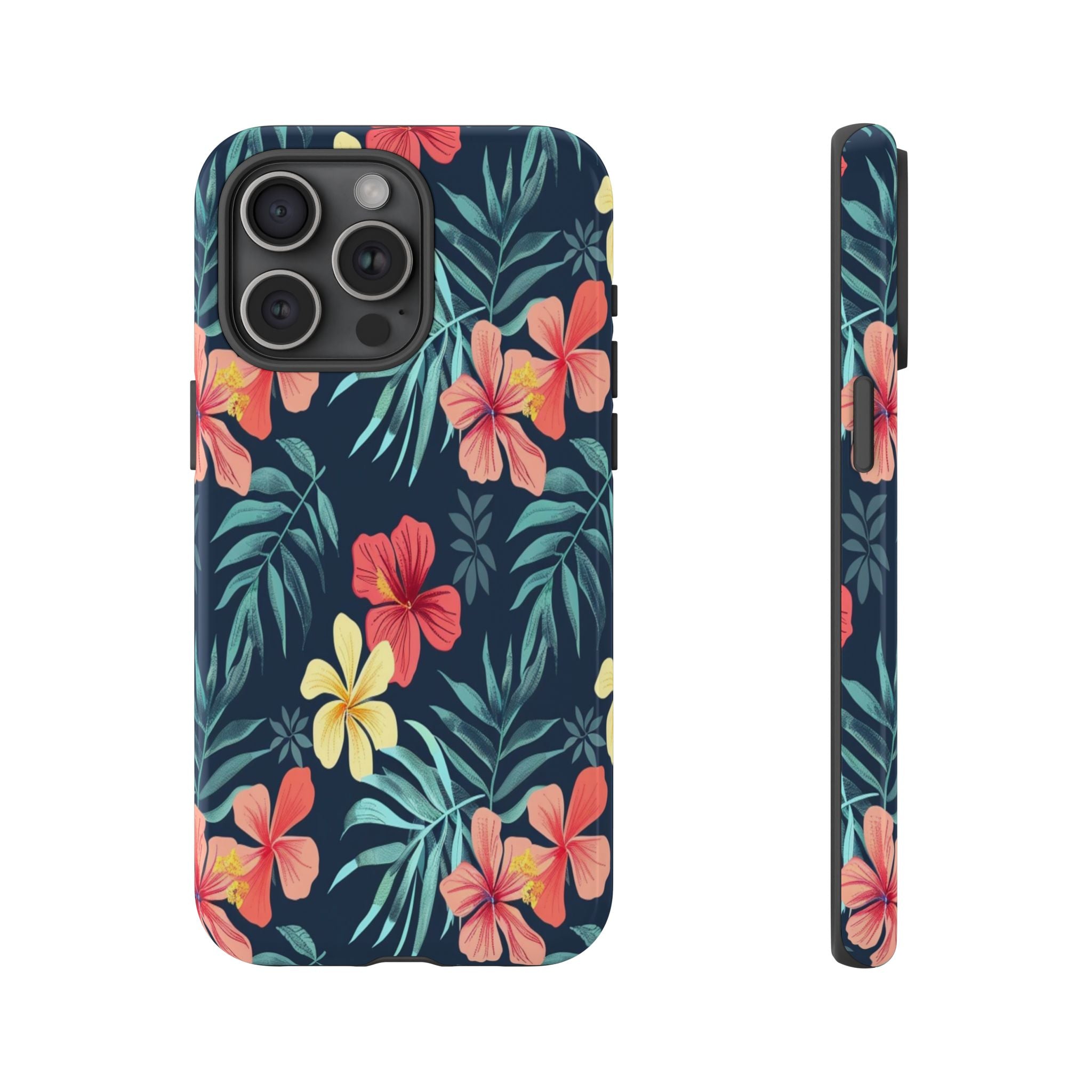 Tropical Hibiscus Navy