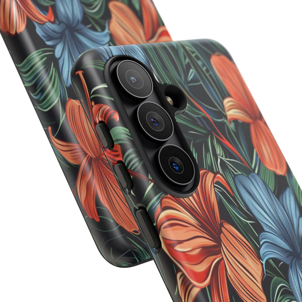 Tropical Red and Blue Case