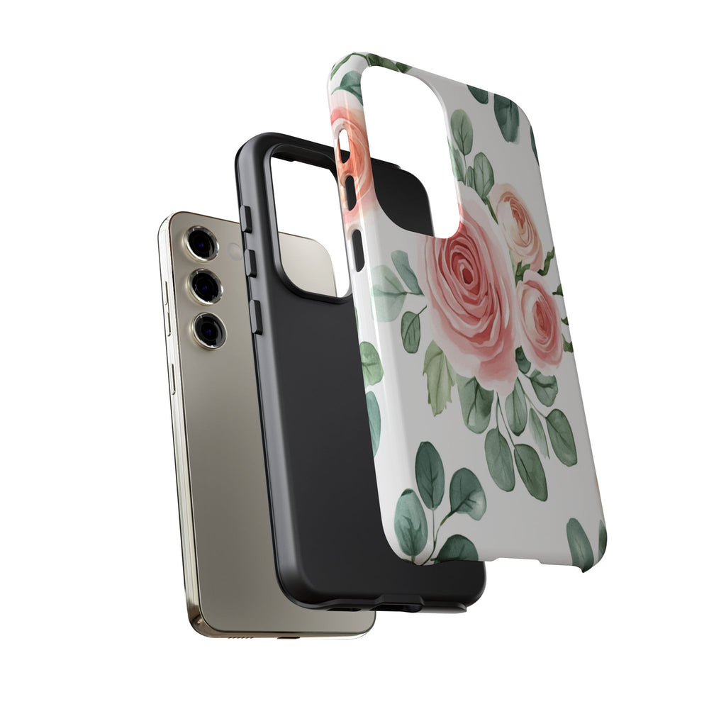 Delicate Watercolor Rose Case