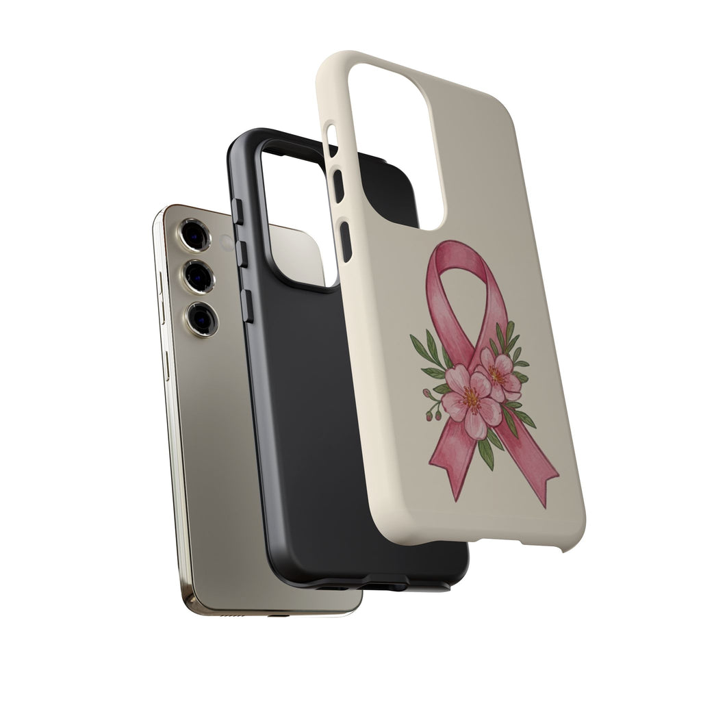 Floral Breast Cancer Awareness Case