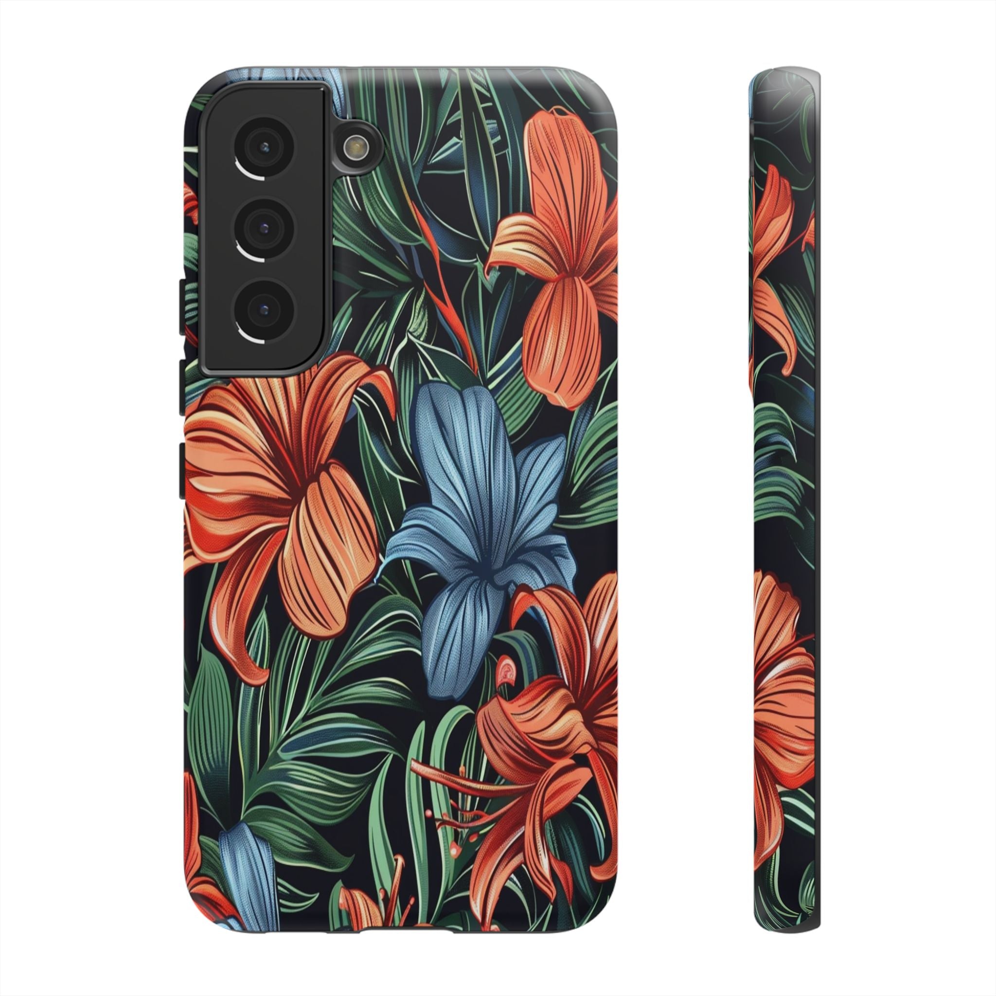 Tropical Red and Blue