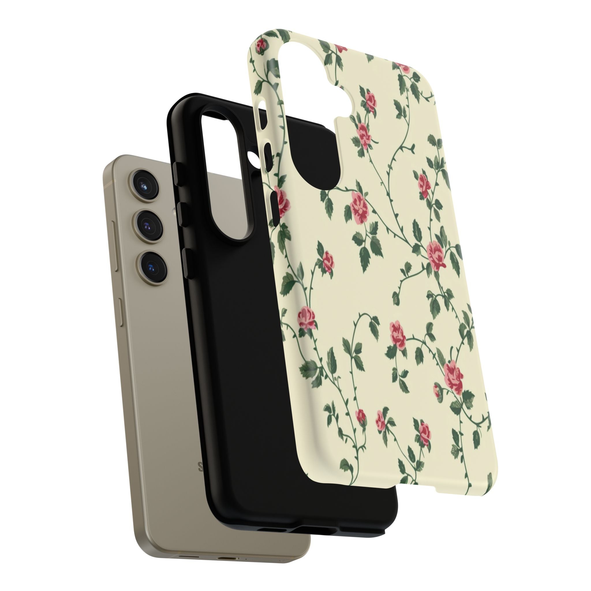 Elegant Pink Victorian Roses Case