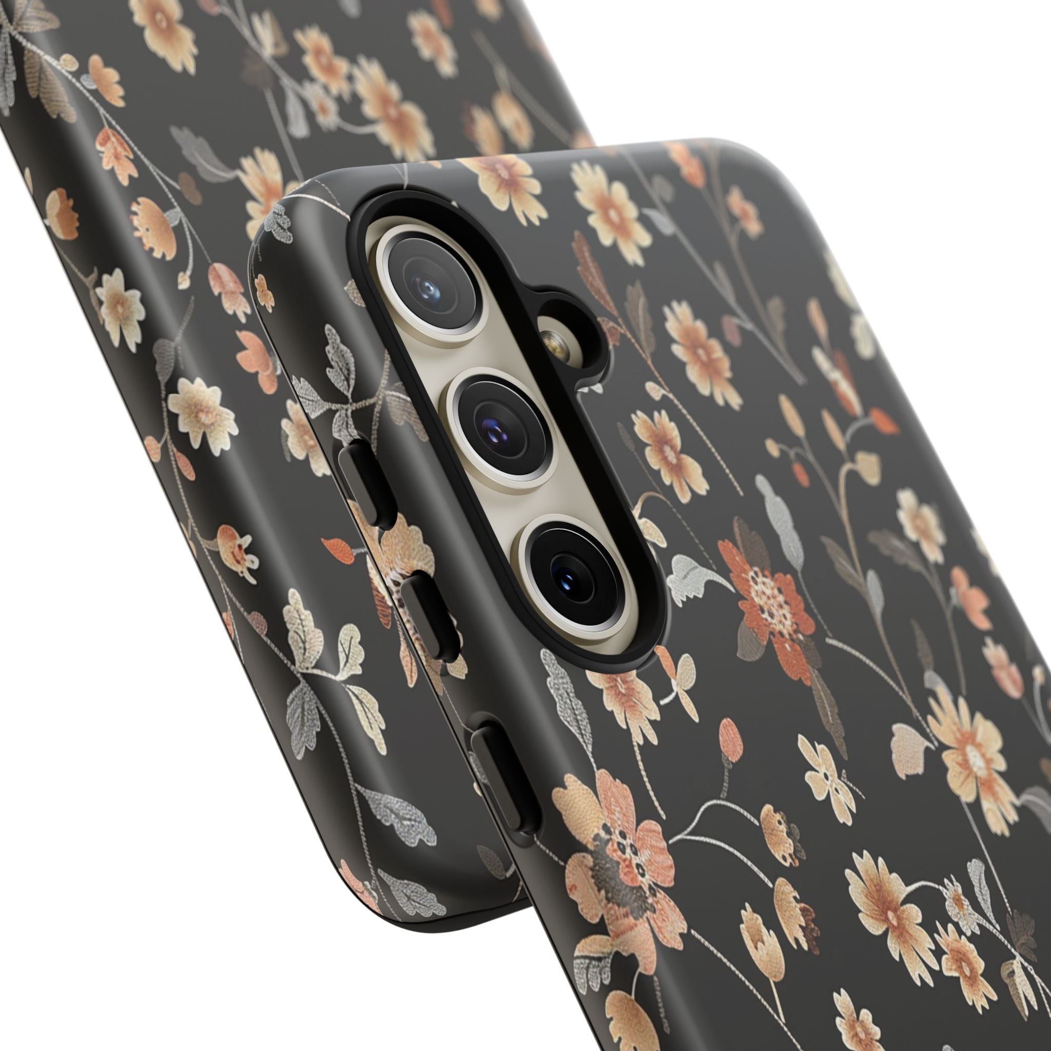 Floral Field on Black Case