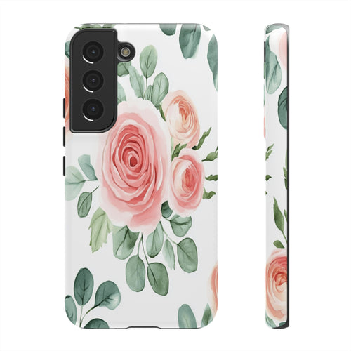Delicate Watercolor Rose Case