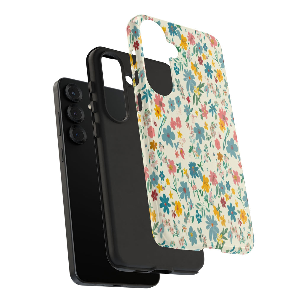 Pastel Yellow Green and Blue Case