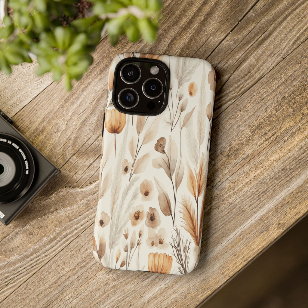 Dried Flowers Watercolor Case