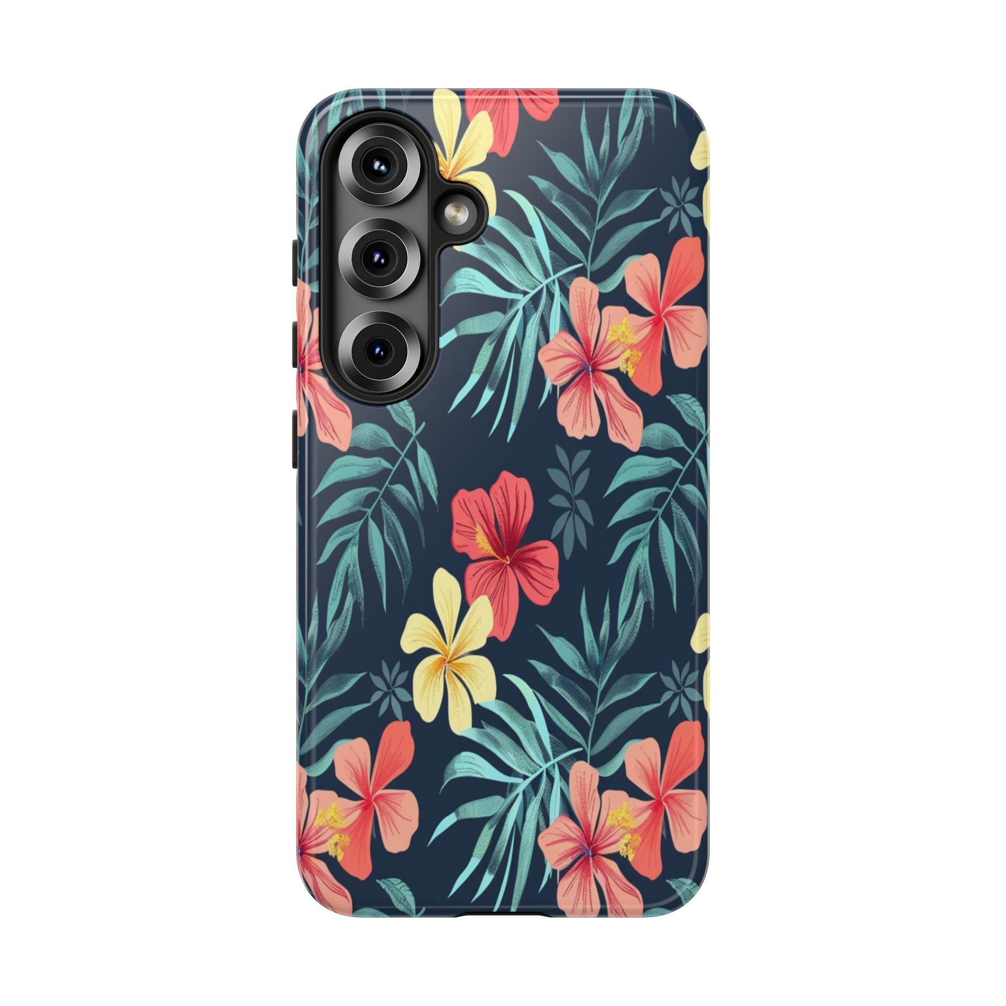 Tropical Hibiscus Navy