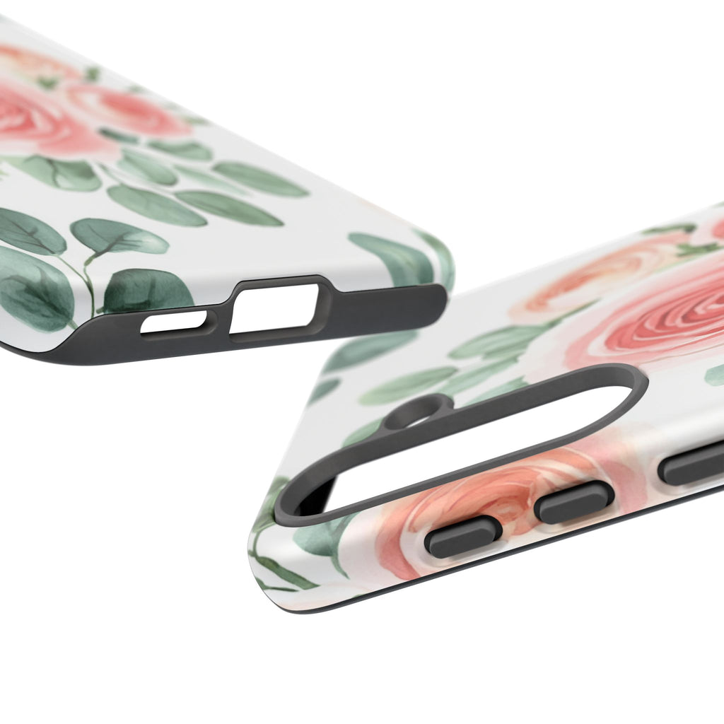 Delicate Watercolor Rose Case