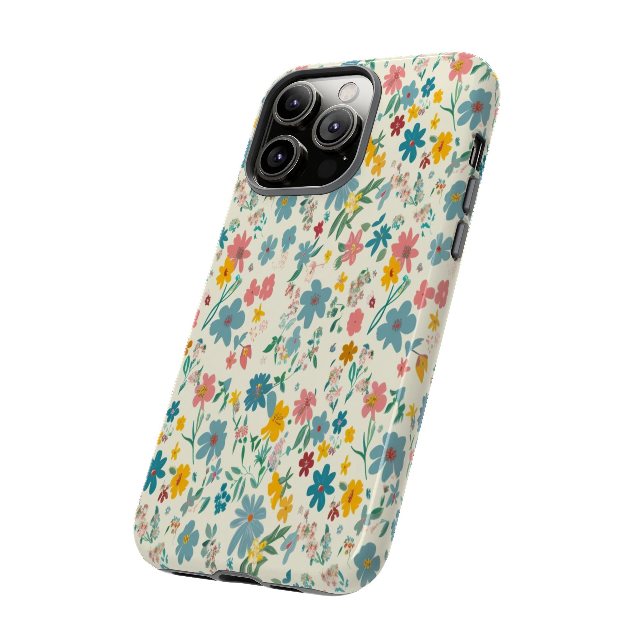 Pastel Yellow Green and Blue Case