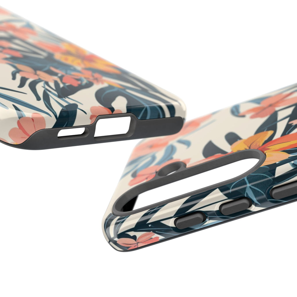 Tropical White and Blue Case