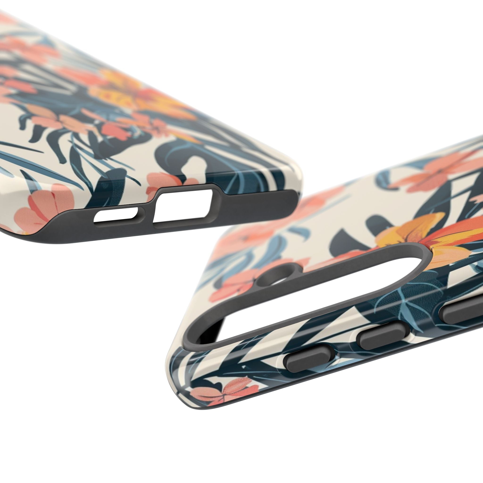 Tropical White and Blue Case