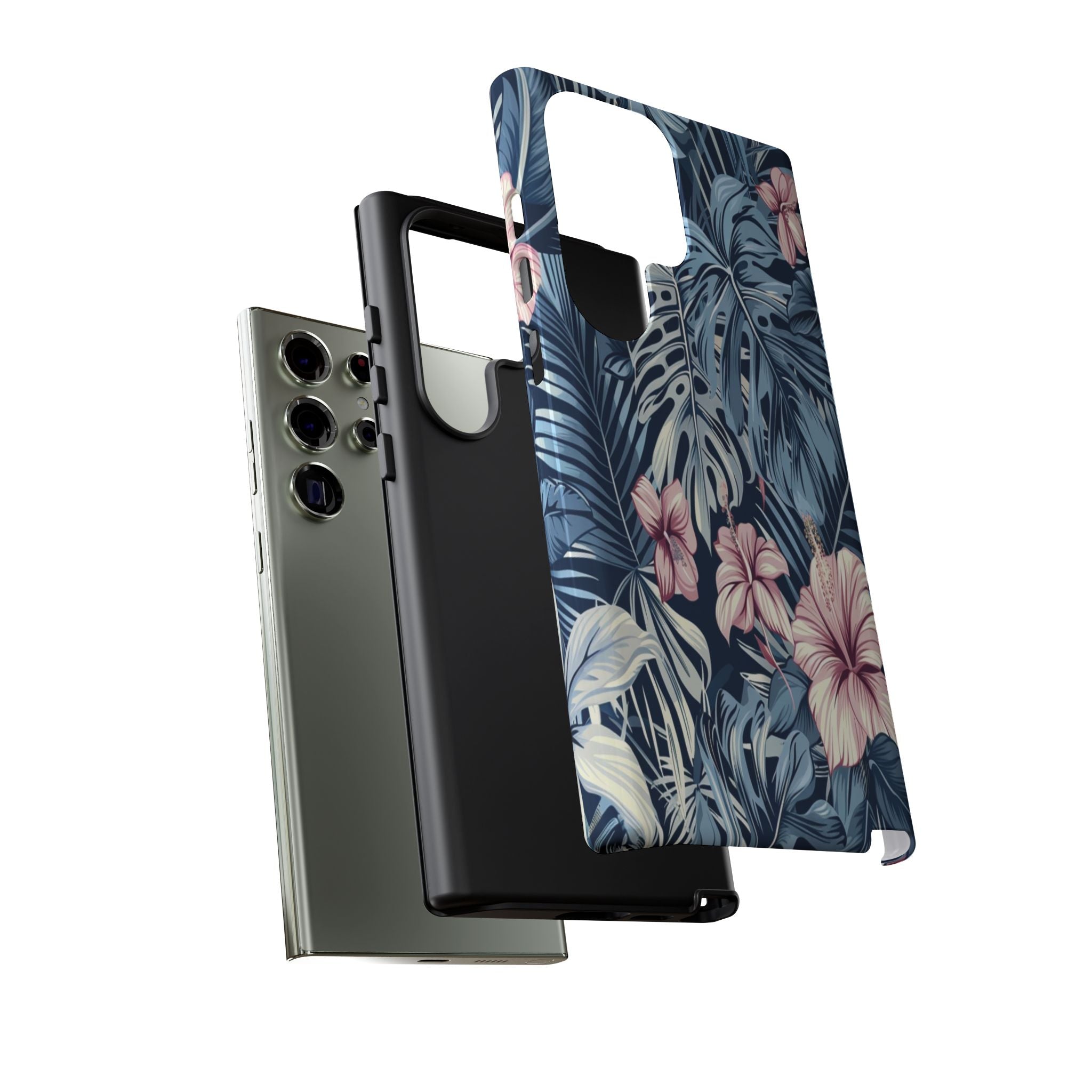 Tropical Hibiscus and Monstera Case