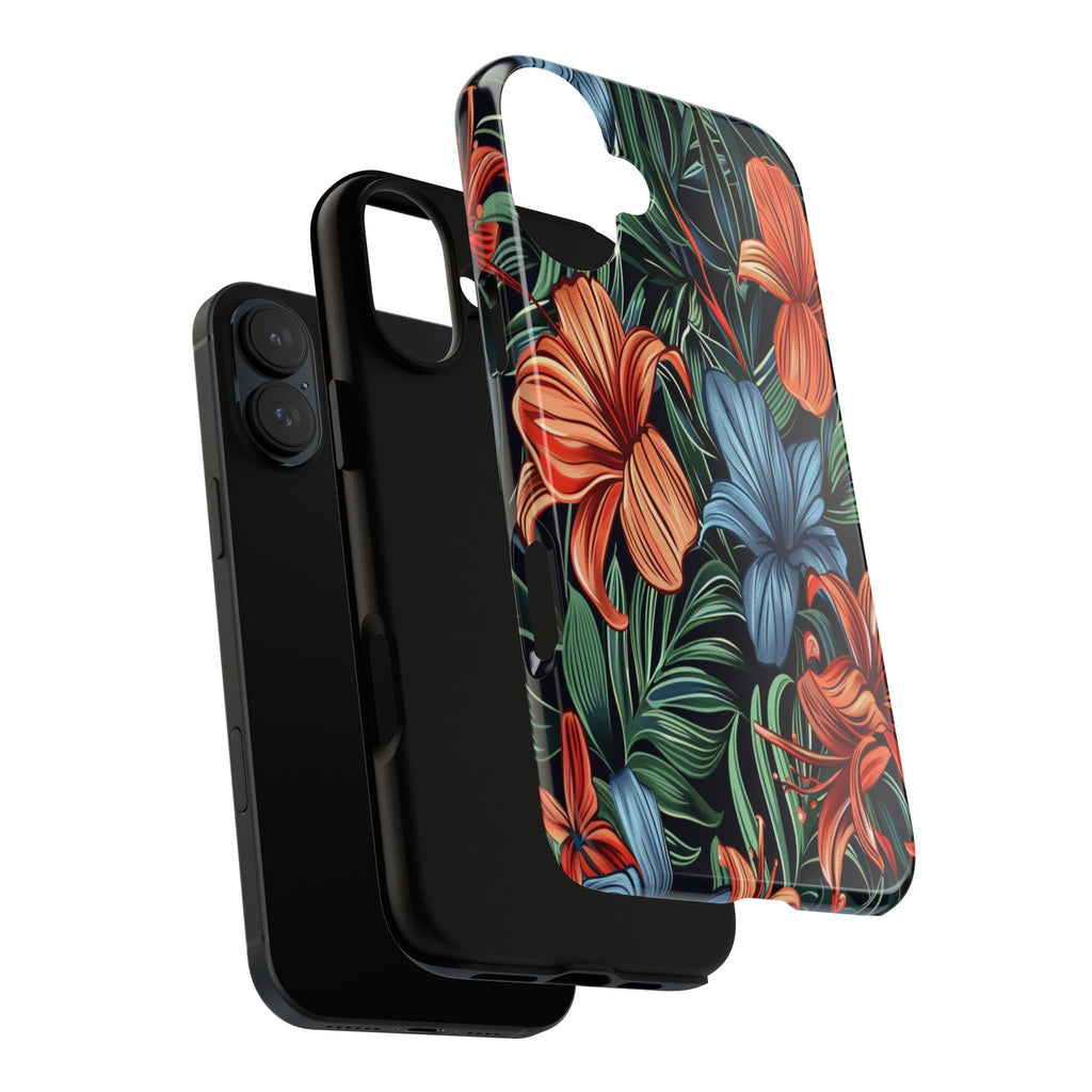 Tropical Red and Blue Case