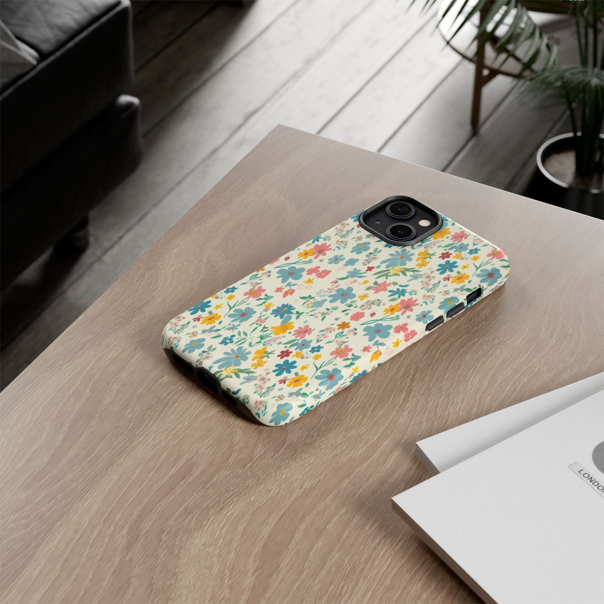 Pastel Yellow Green and Blue Case