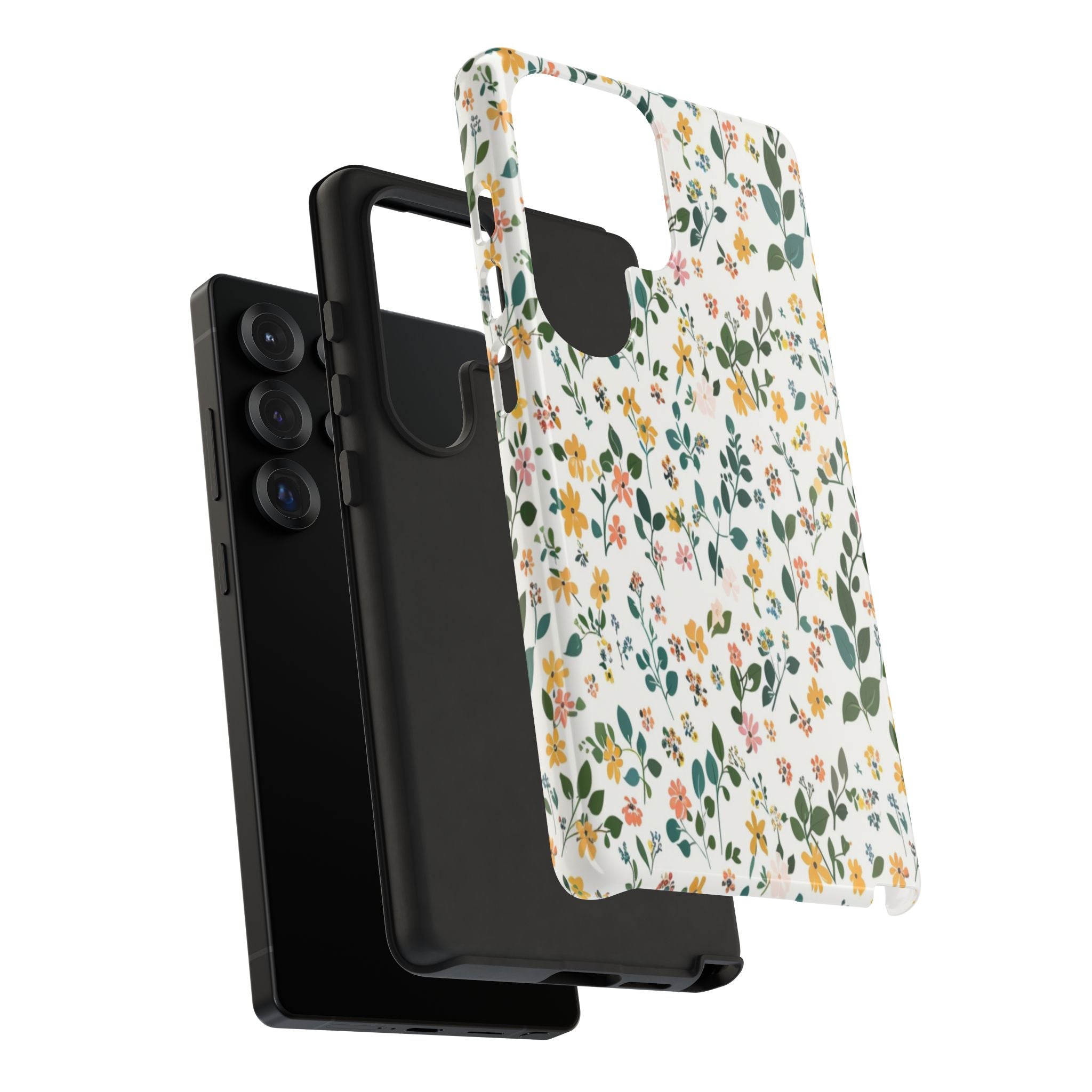 Pastel Leaves and Flowers Case