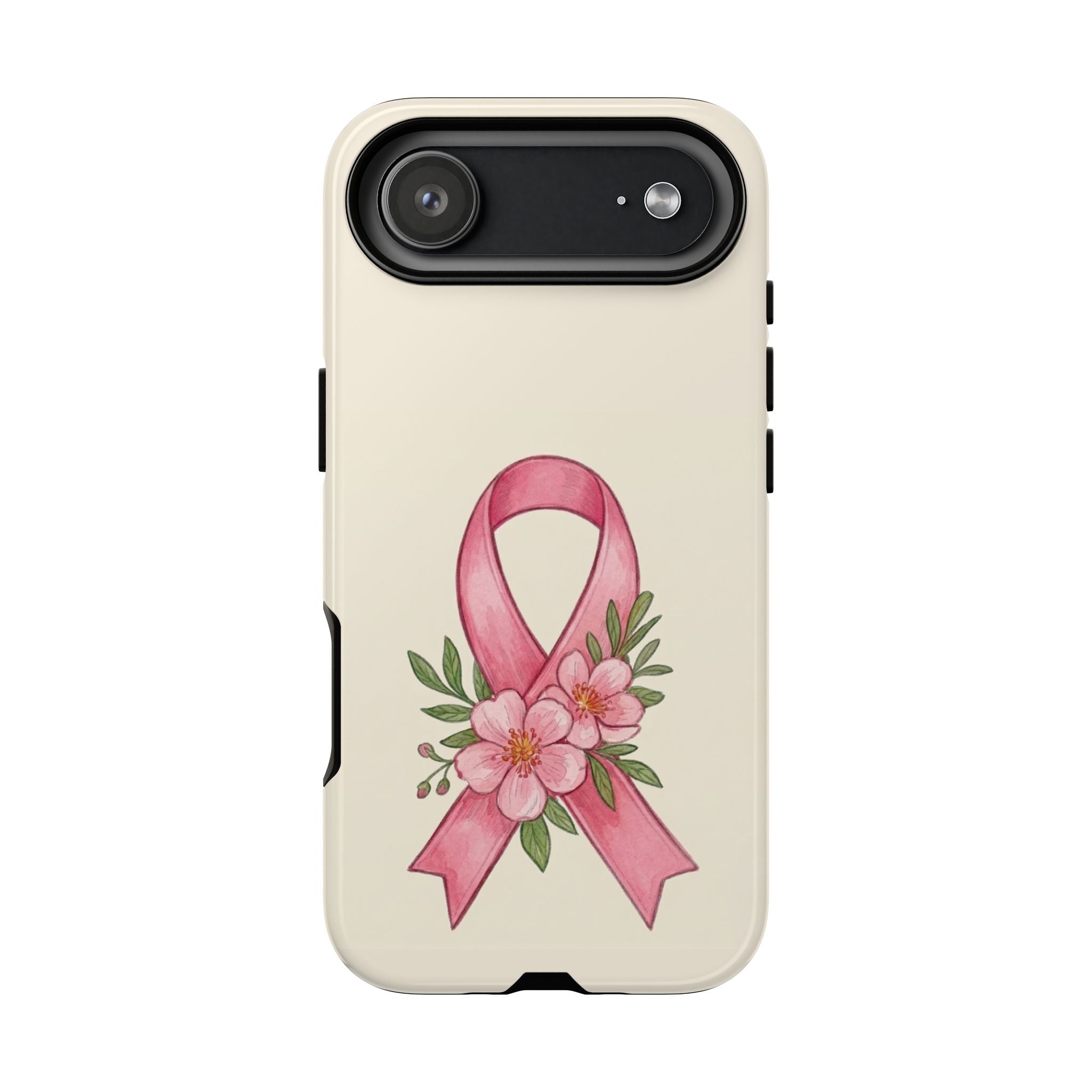 Floral Breast Cancer Awareness Case