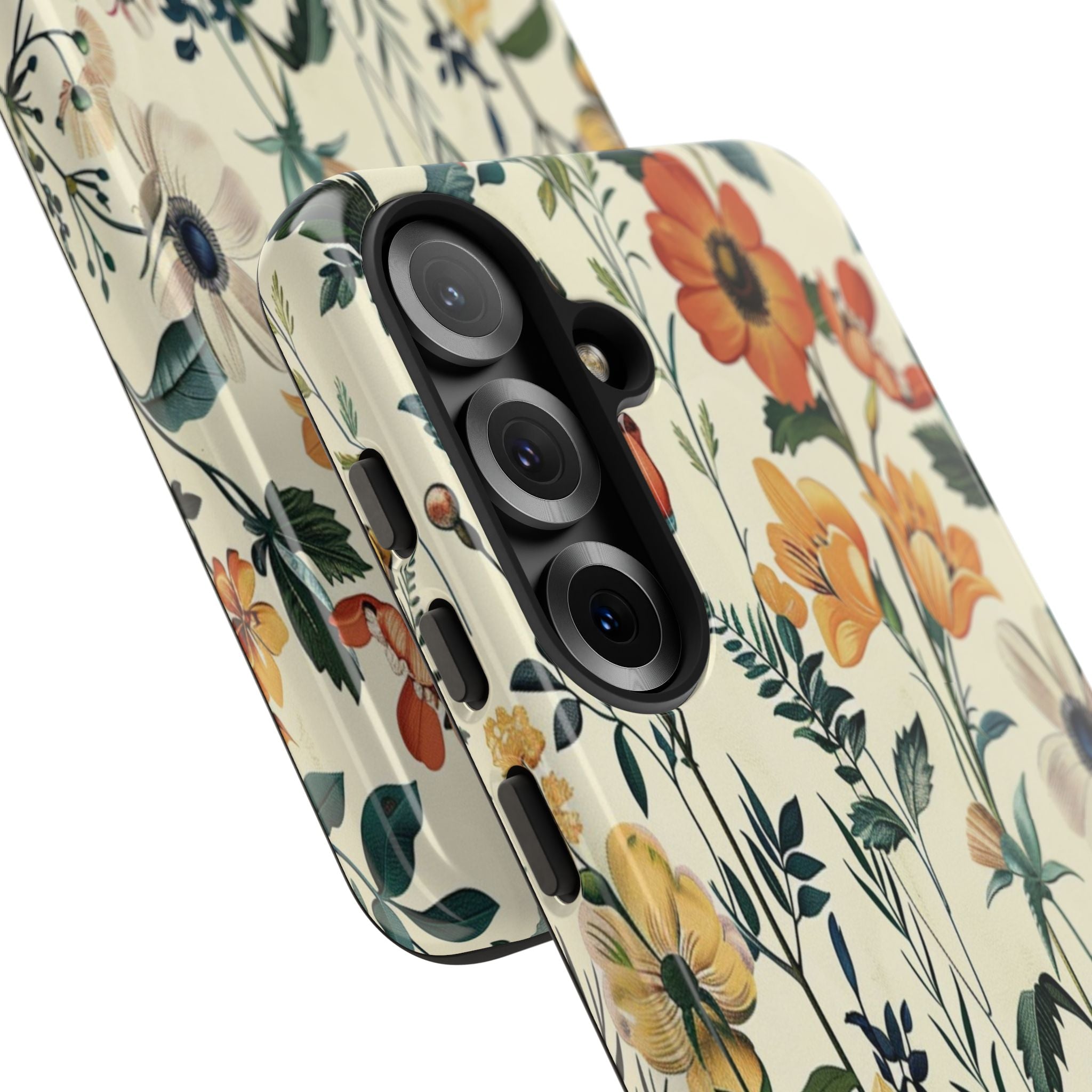 Vintage Botanical Wildflower Seamless Pattern