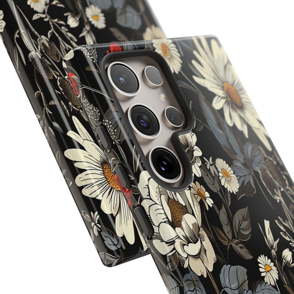 Dark Rose and Daisy Case