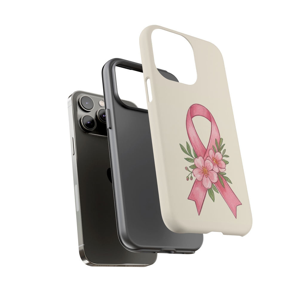 Floral Breast Cancer Awareness Case