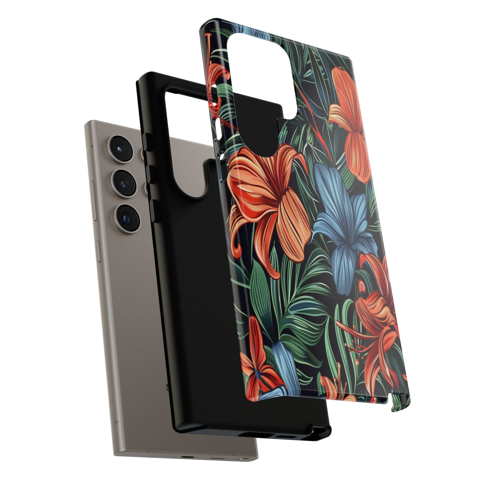 Tropical Red and Blue Case
