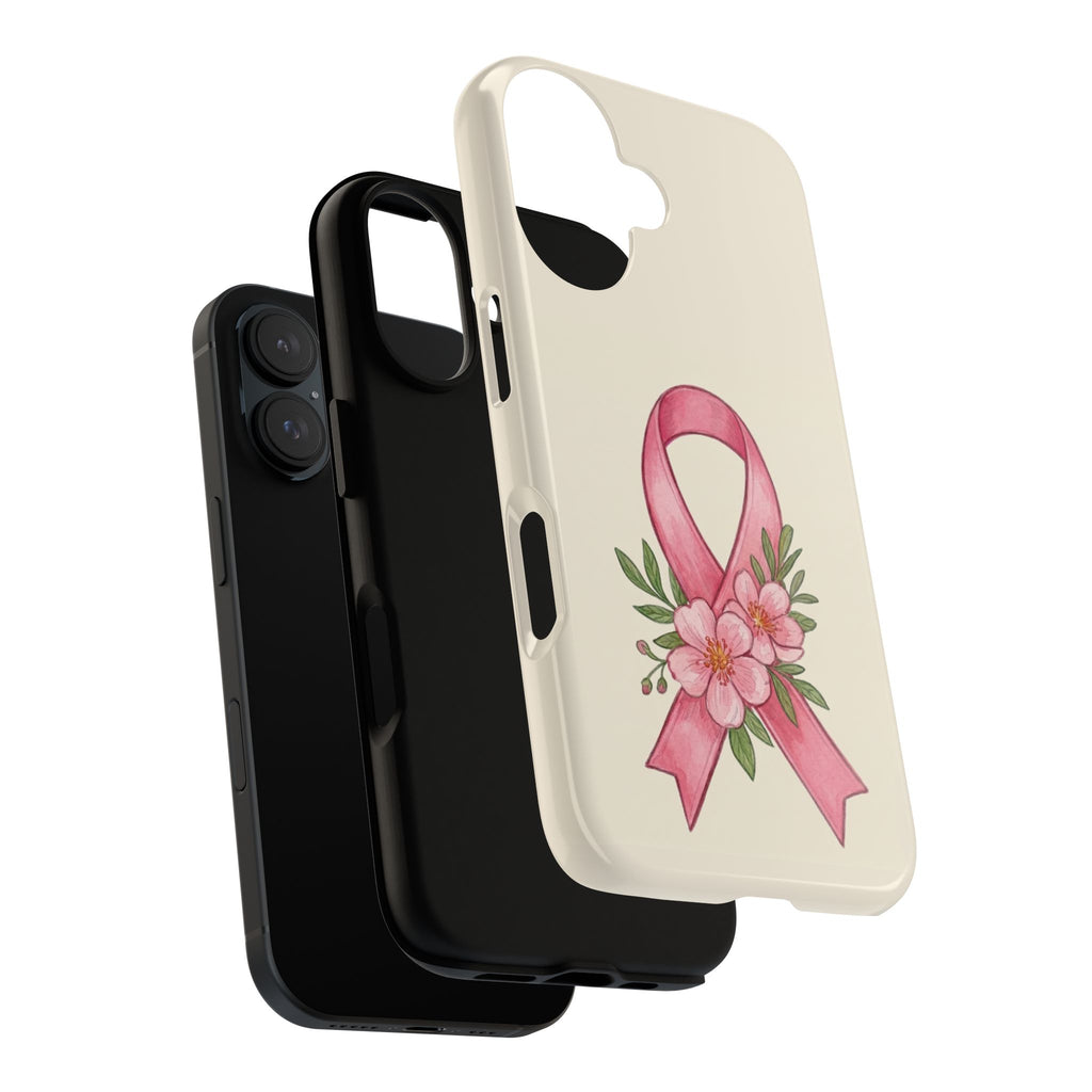 Floral Breast Cancer Awareness Case