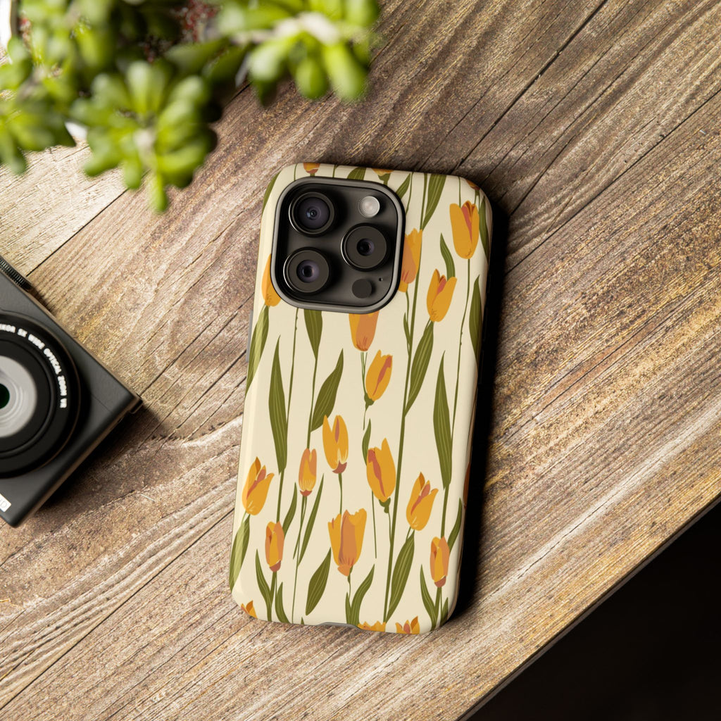 Yellow and Orange Tulips Case