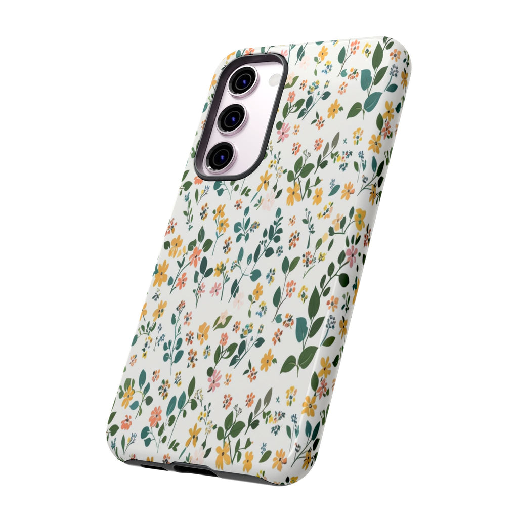 Pastel Leaves and Flowers Case