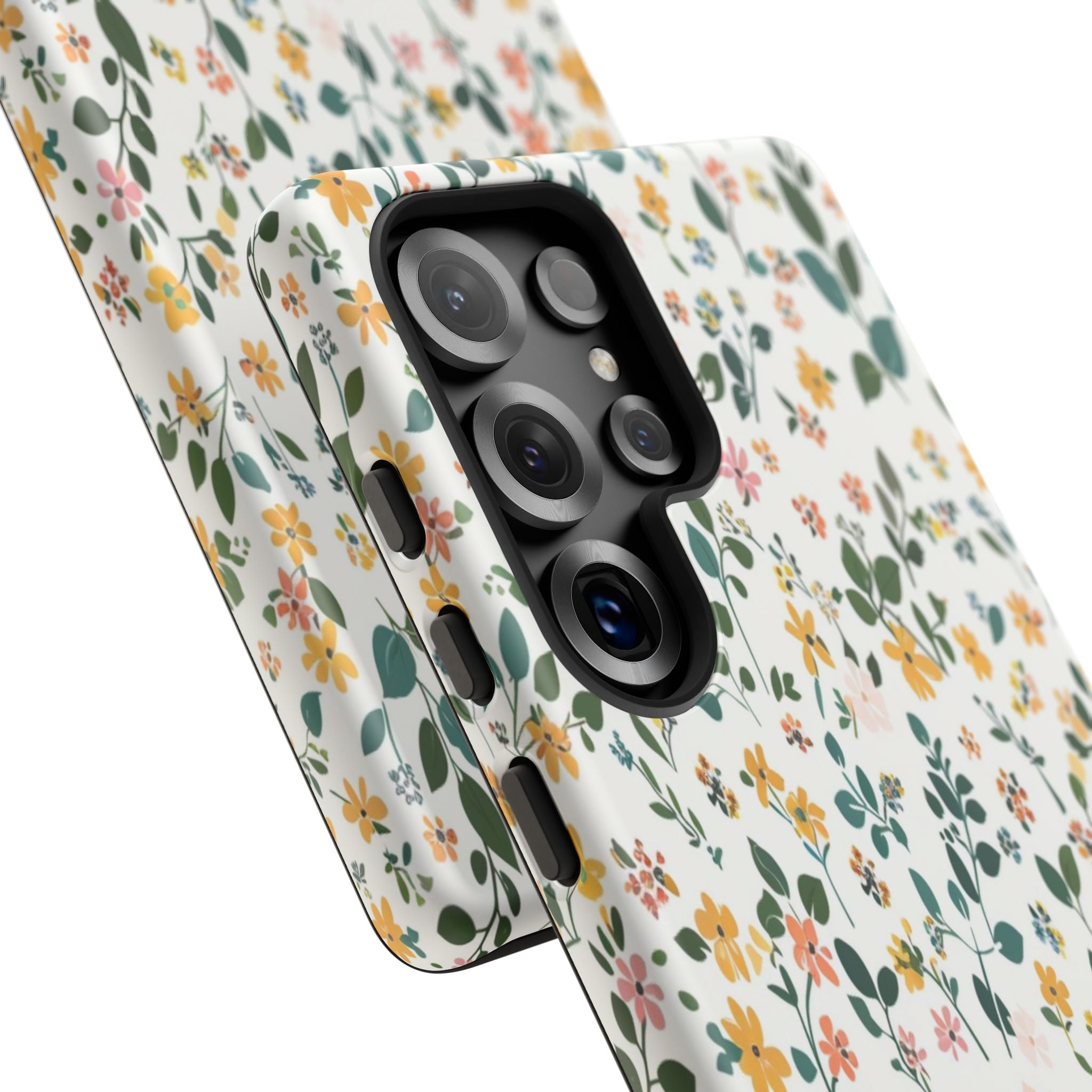 Pastel Leaves and Flowers Case