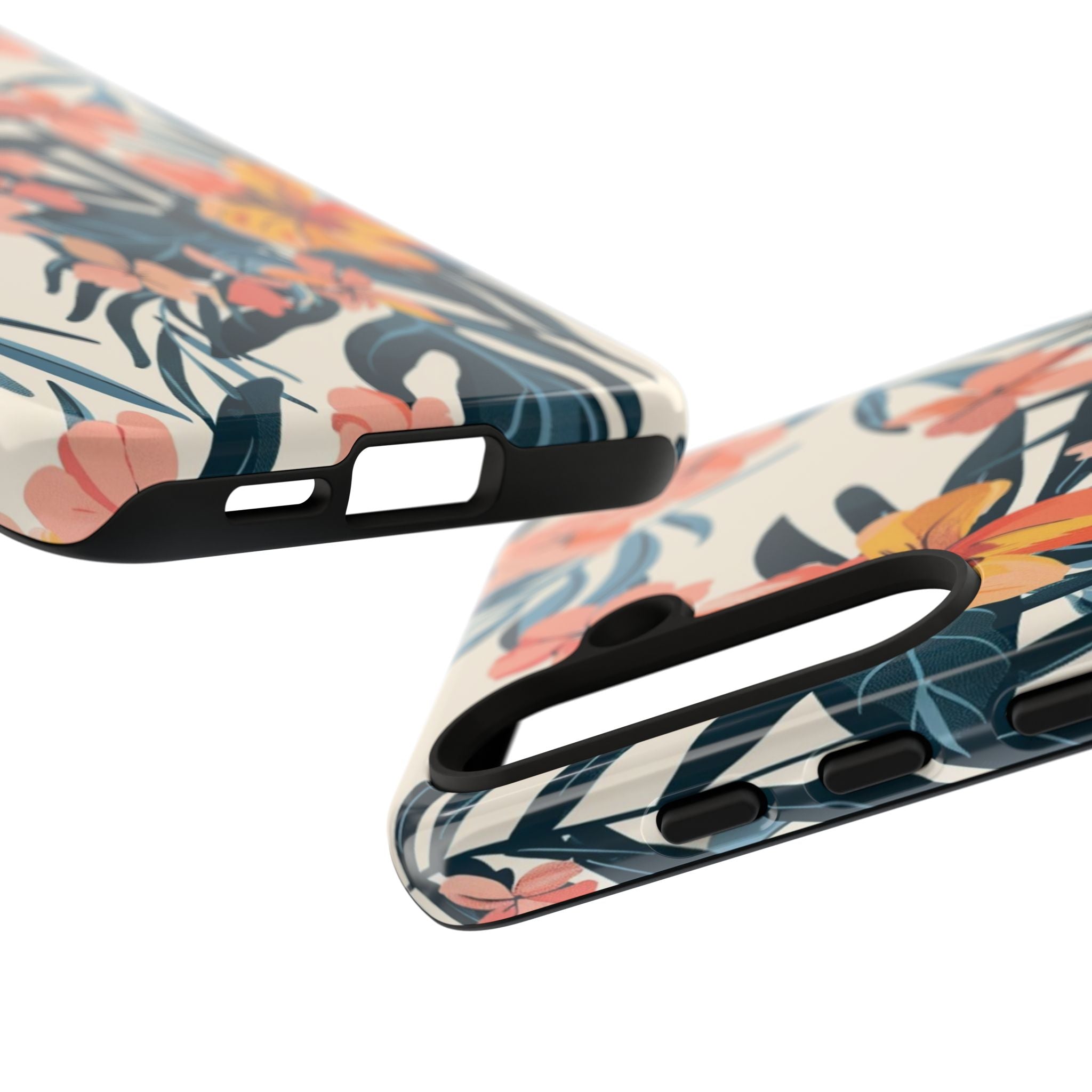 Tropical White and Blue Case