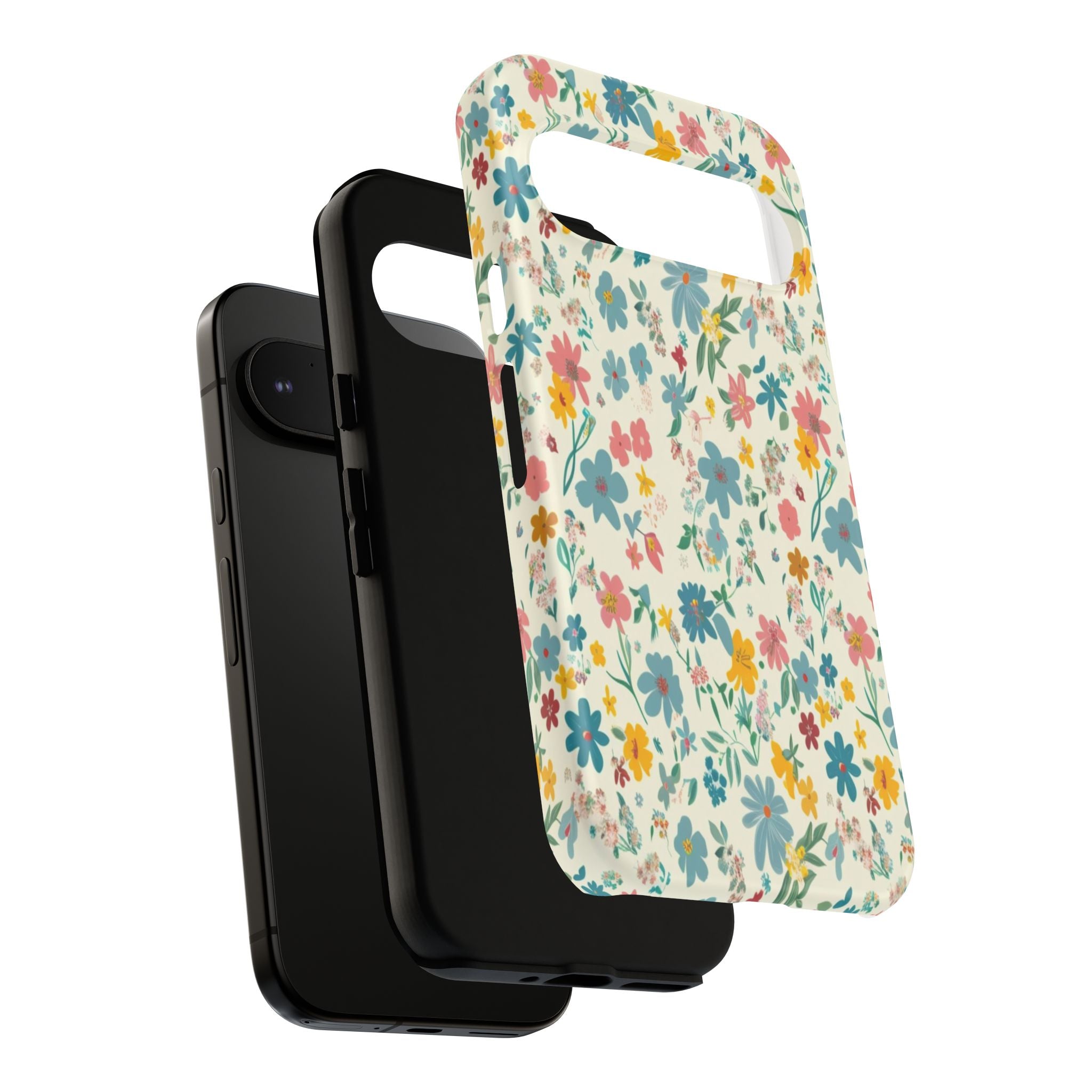 Pastel Yellow Green and Blue Case