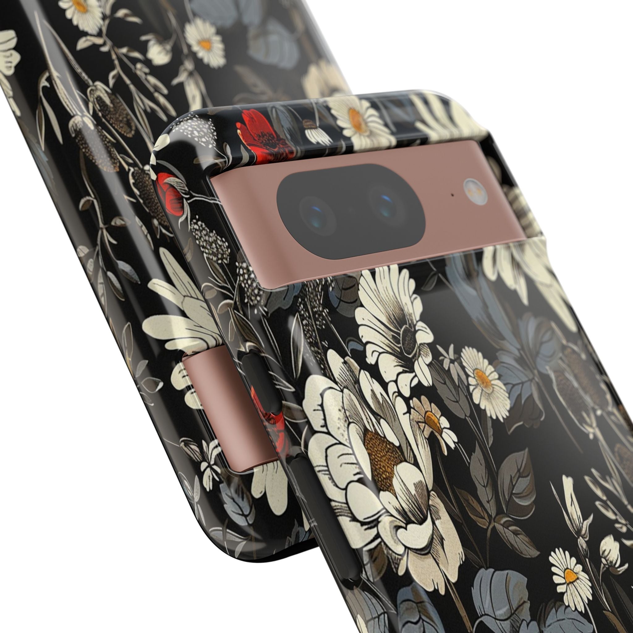 Dark Rose and Daisy Case