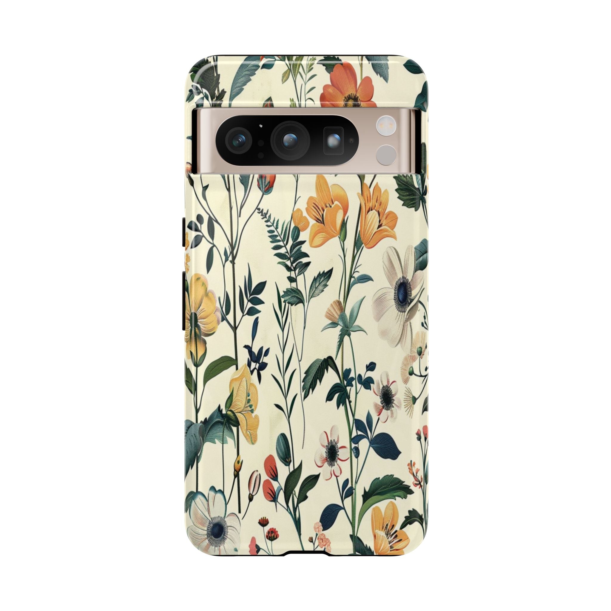 Vintage Botanical Wildflower Seamless Pattern