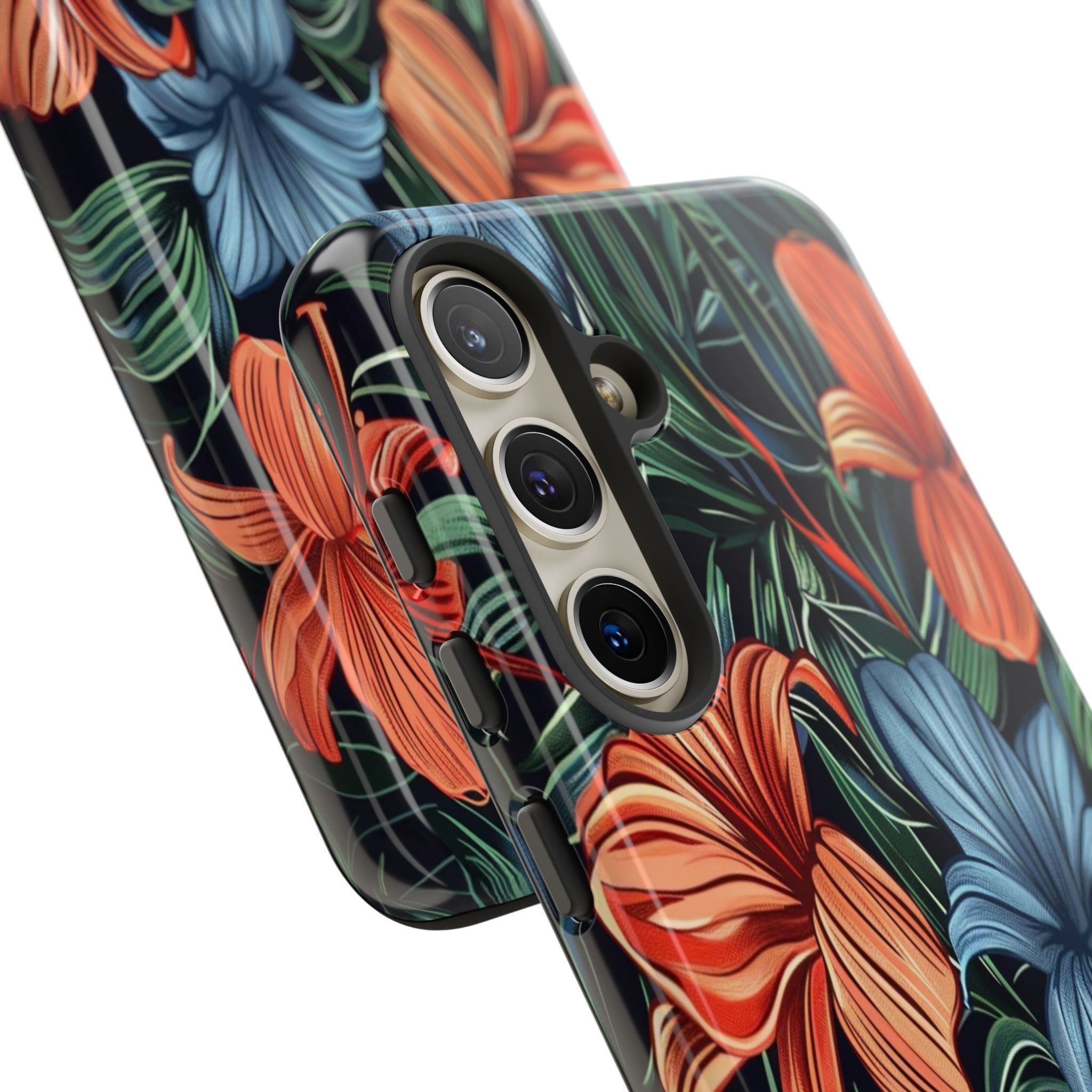 Tropical Red and Blue Case
