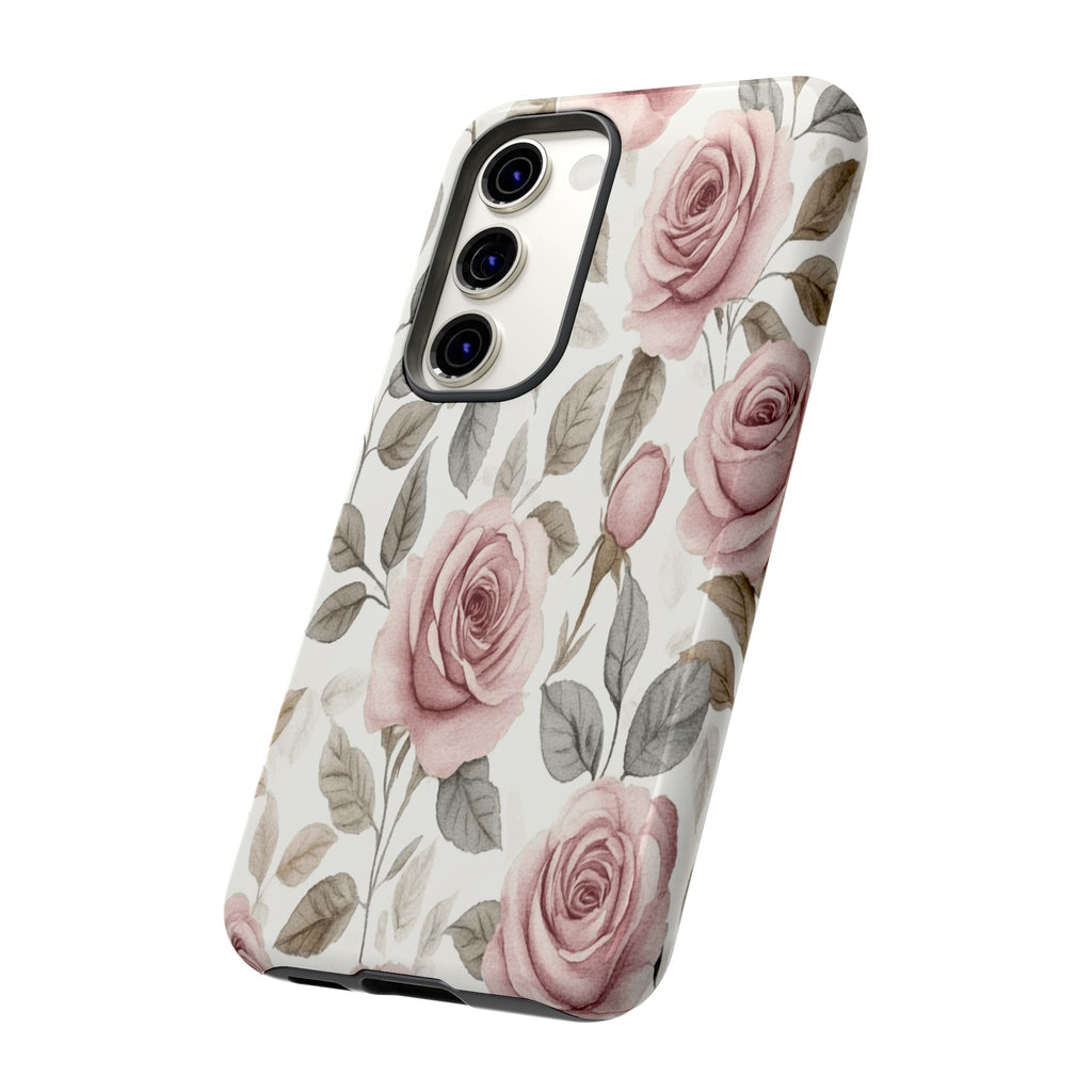 Elegant Watercolor Rose Case