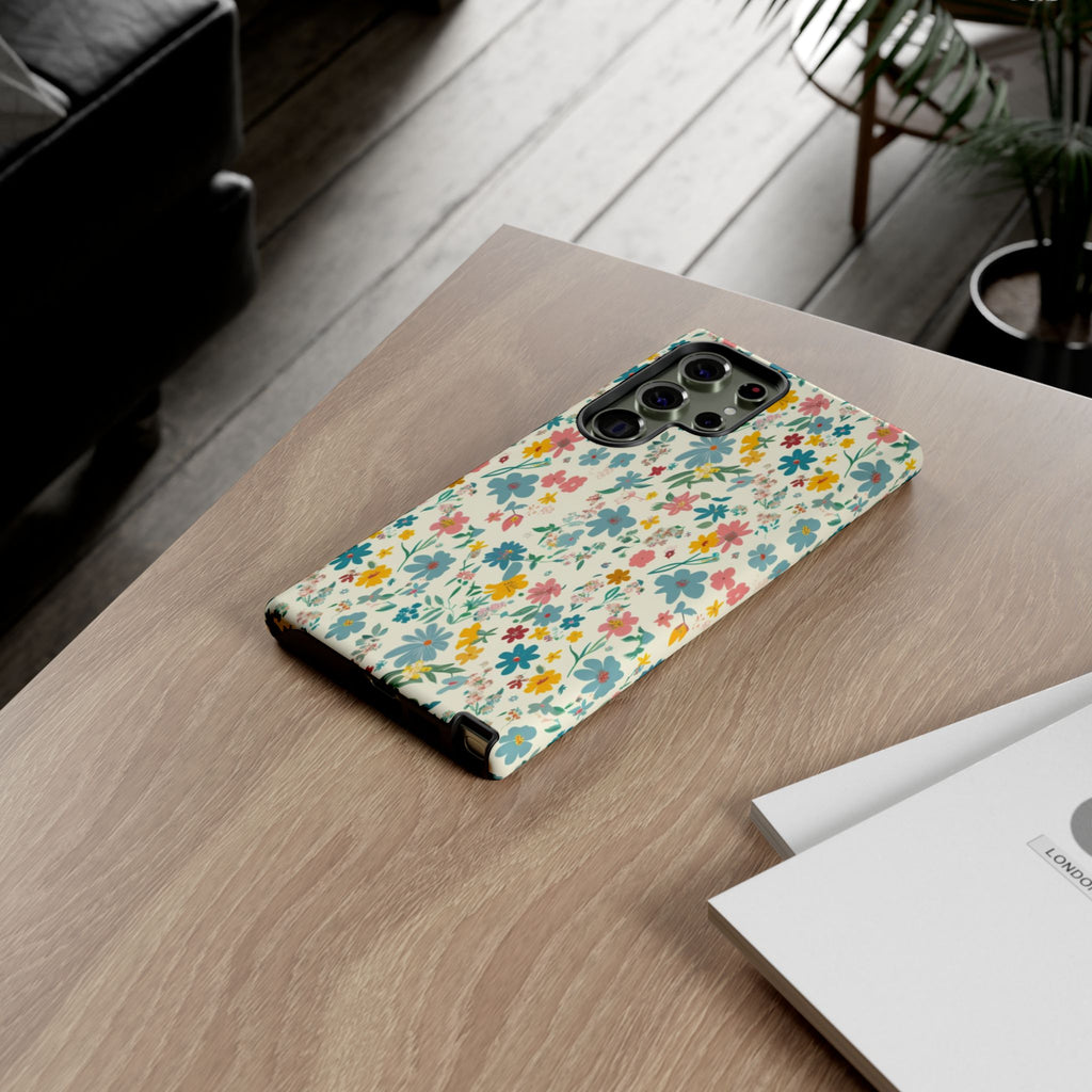 Pastel Yellow Green and Blue Case