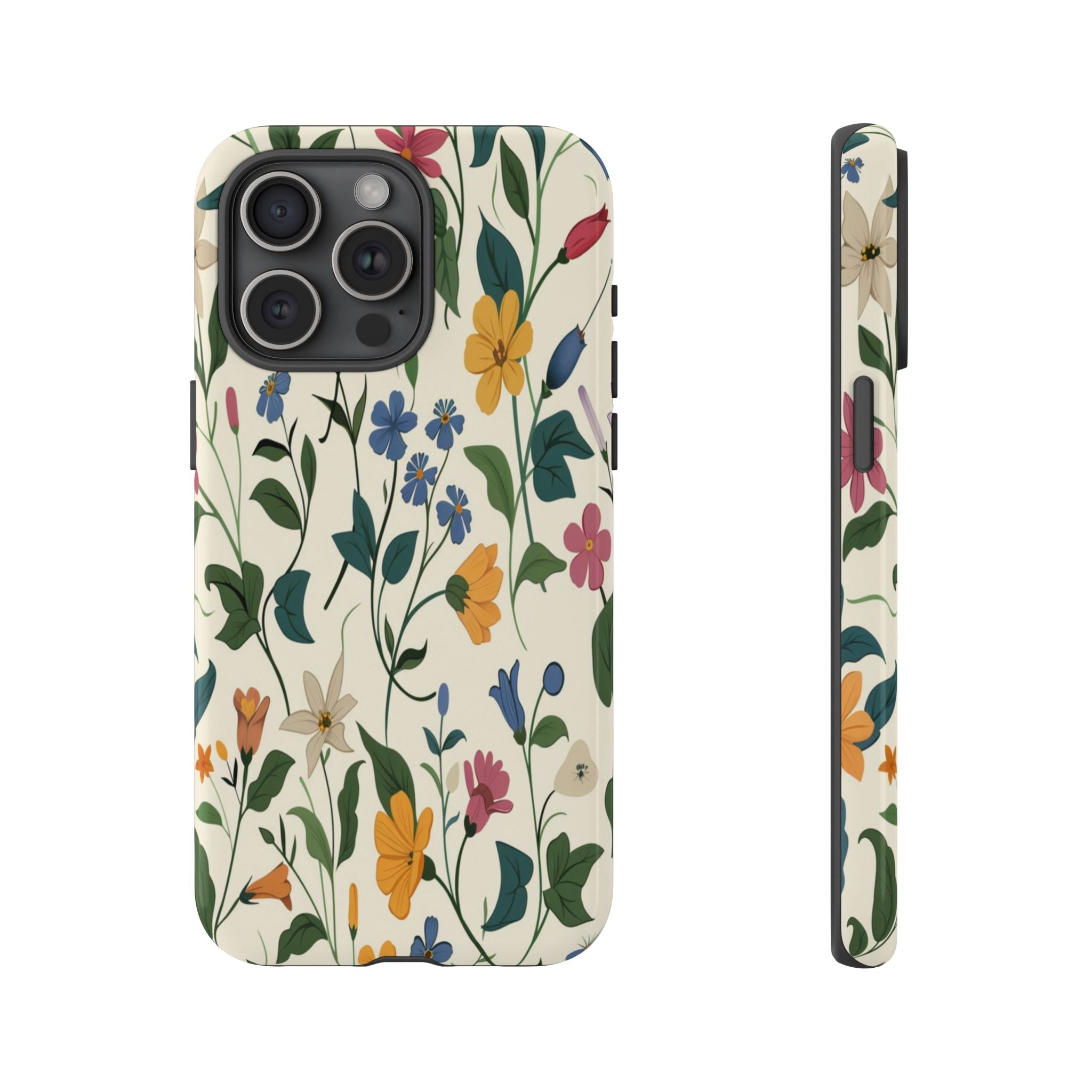 Vibrant Botanical Floral Pattern