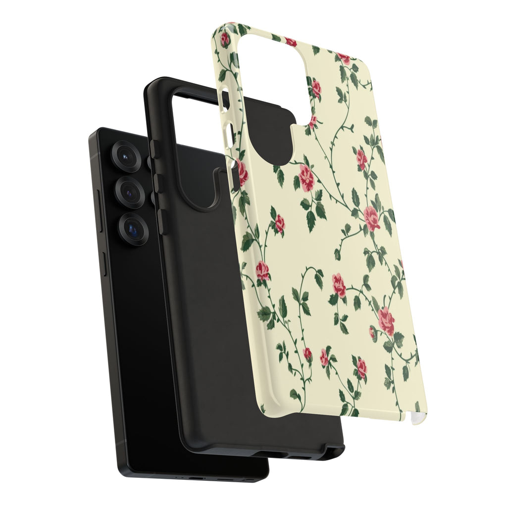 Elegant Pink Victorian Roses Case