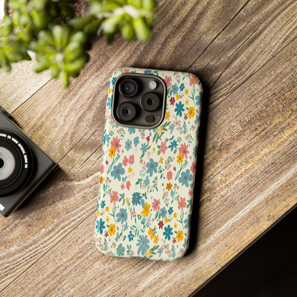 Pastel Yellow Green and Blue Case