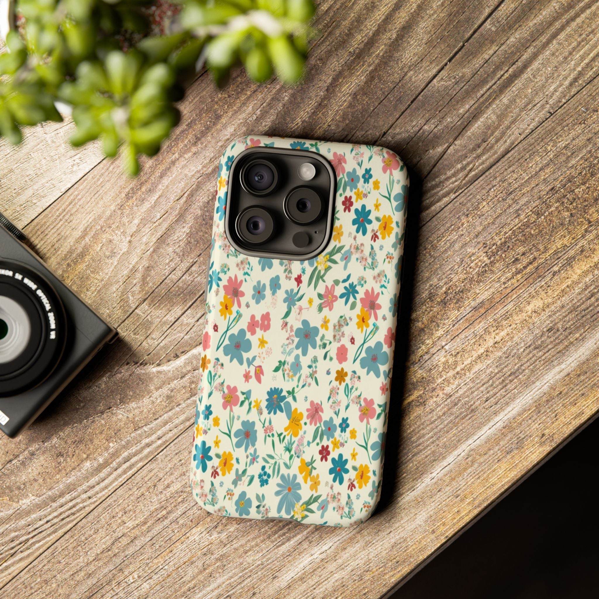 Pastel Yellow Green and Blue Case