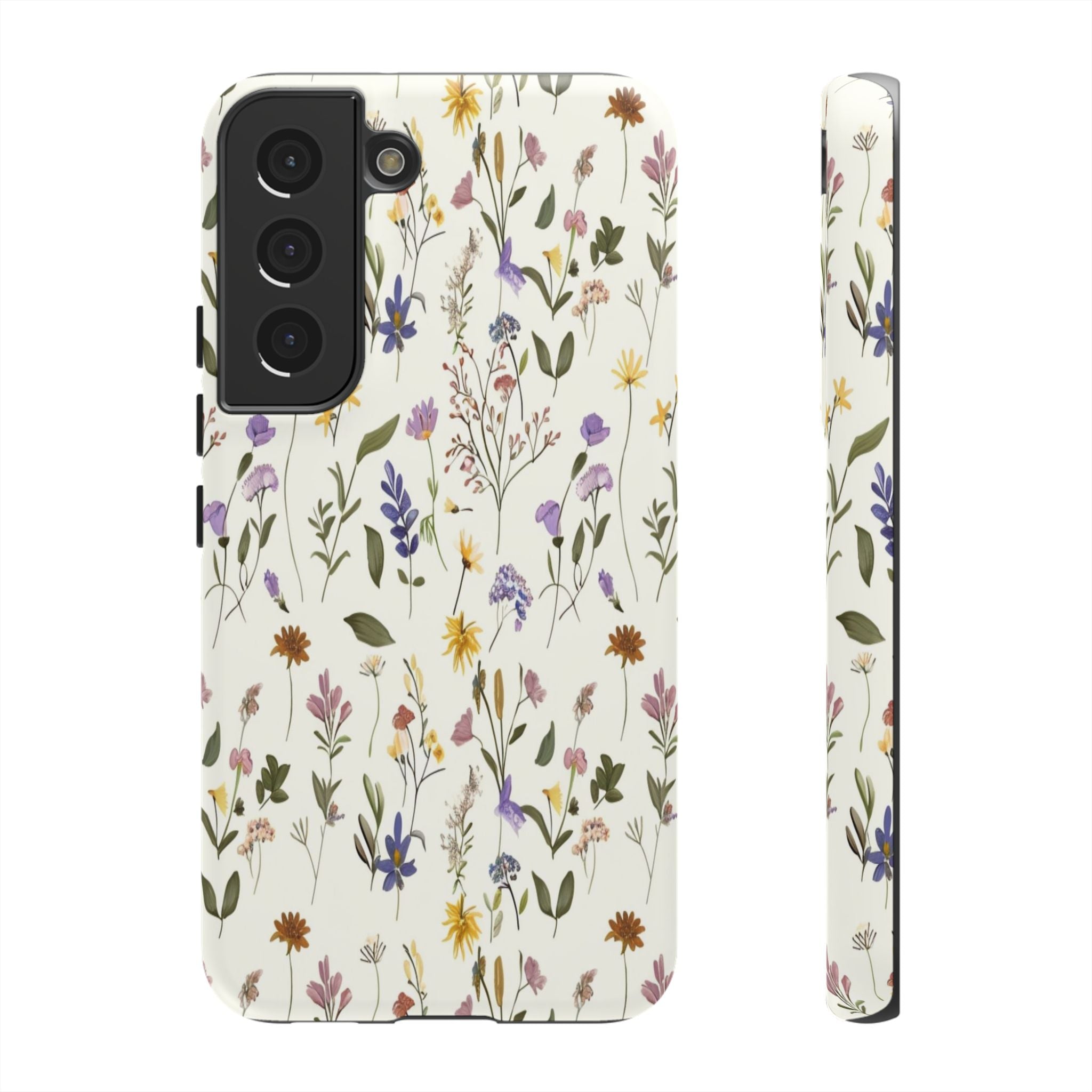 Delicate Watercolor Botanical Seamless Pattern