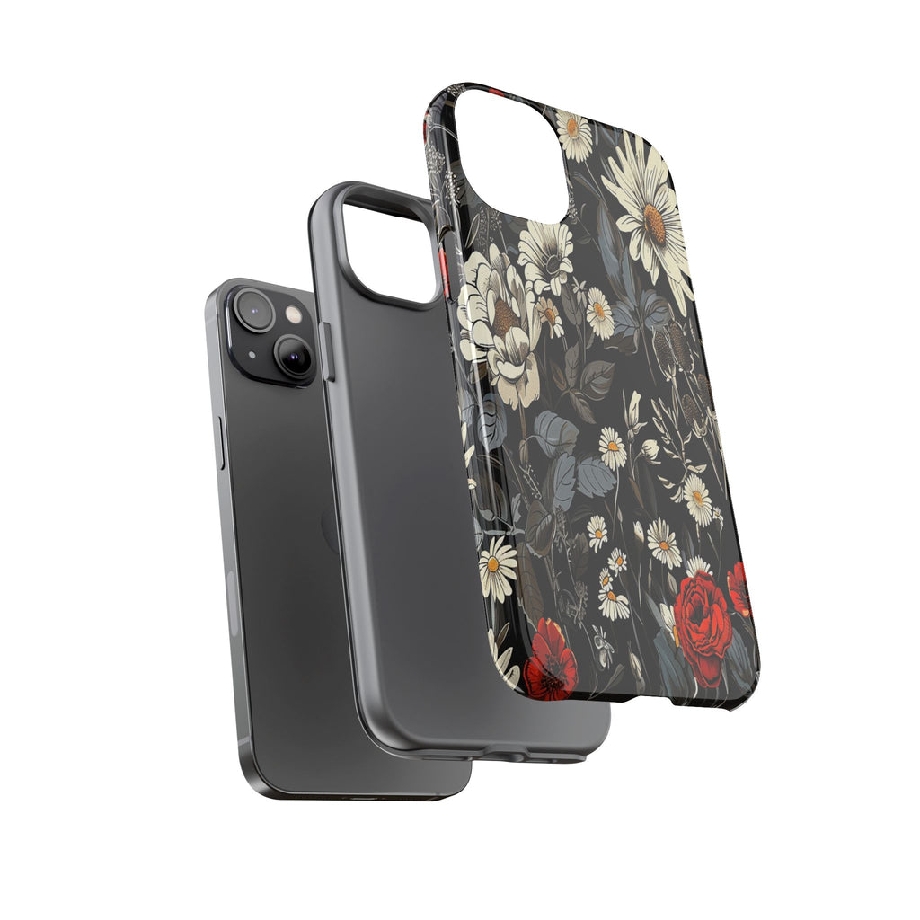 Dark Rose and Daisy Case
