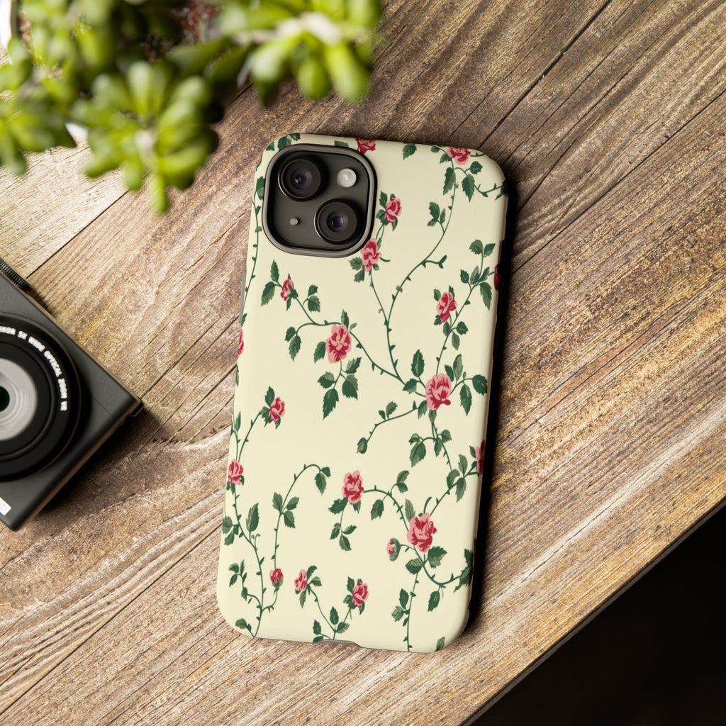 Elegant Pink Victorian Roses Case