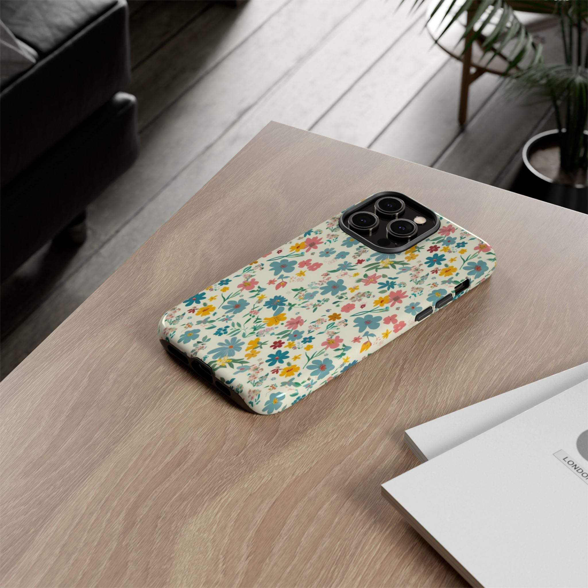 Pastel Yellow Green and Blue Case