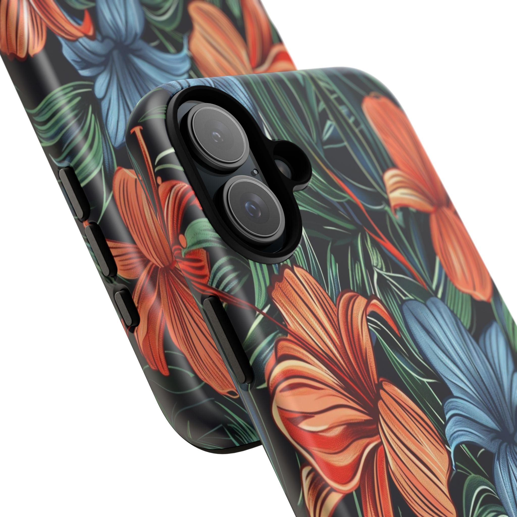 Tropical Red and Blue Case
