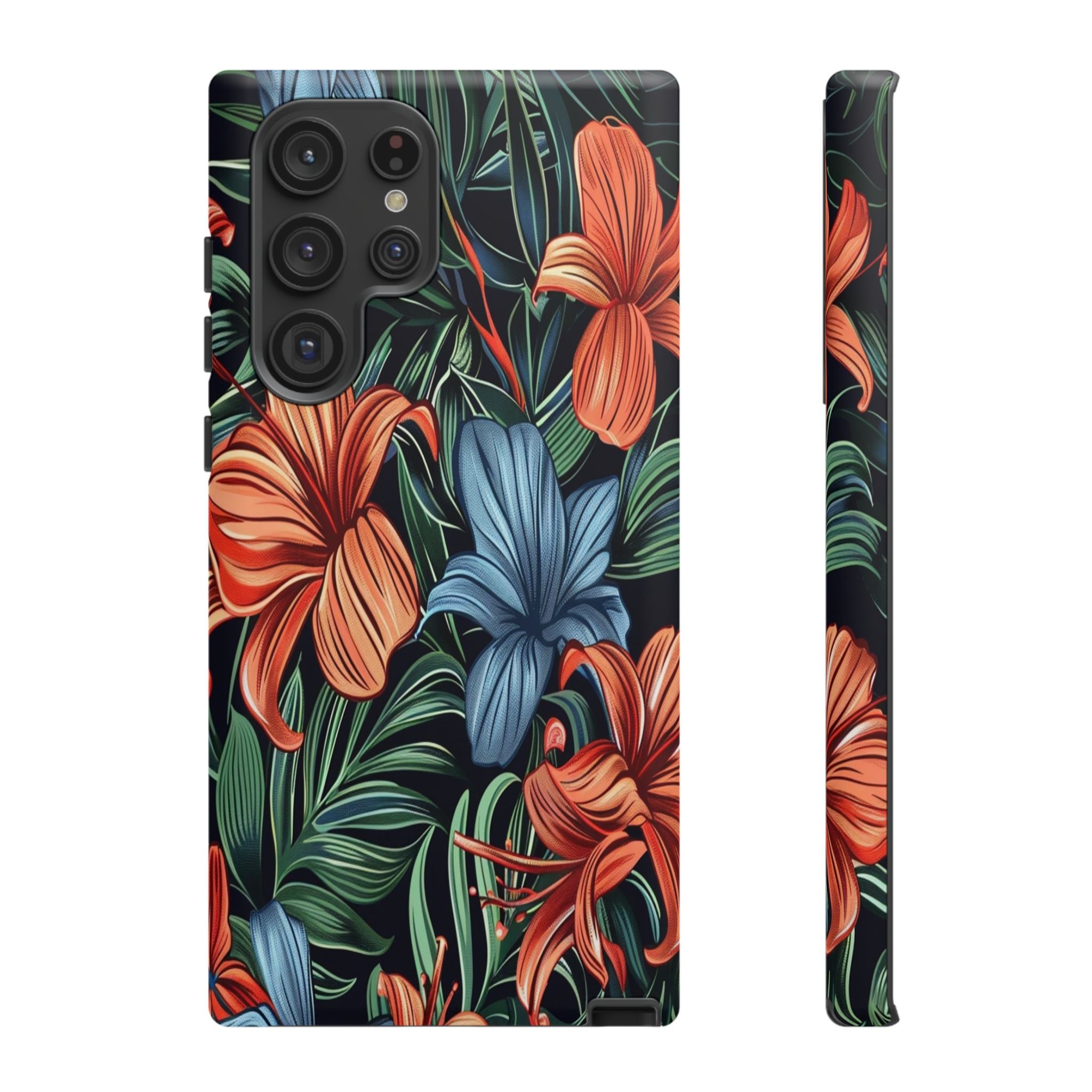 Tropical Red and Blue