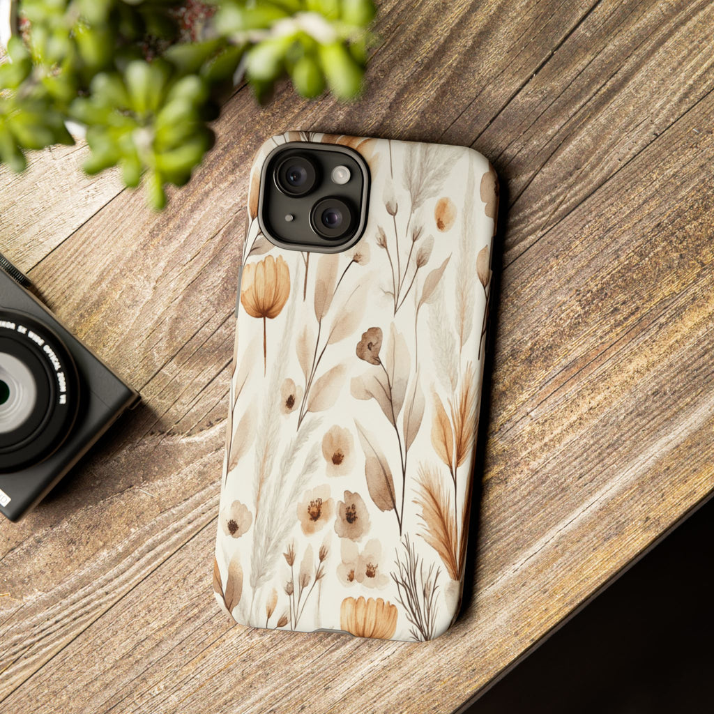Dried Flowers Watercolor Case