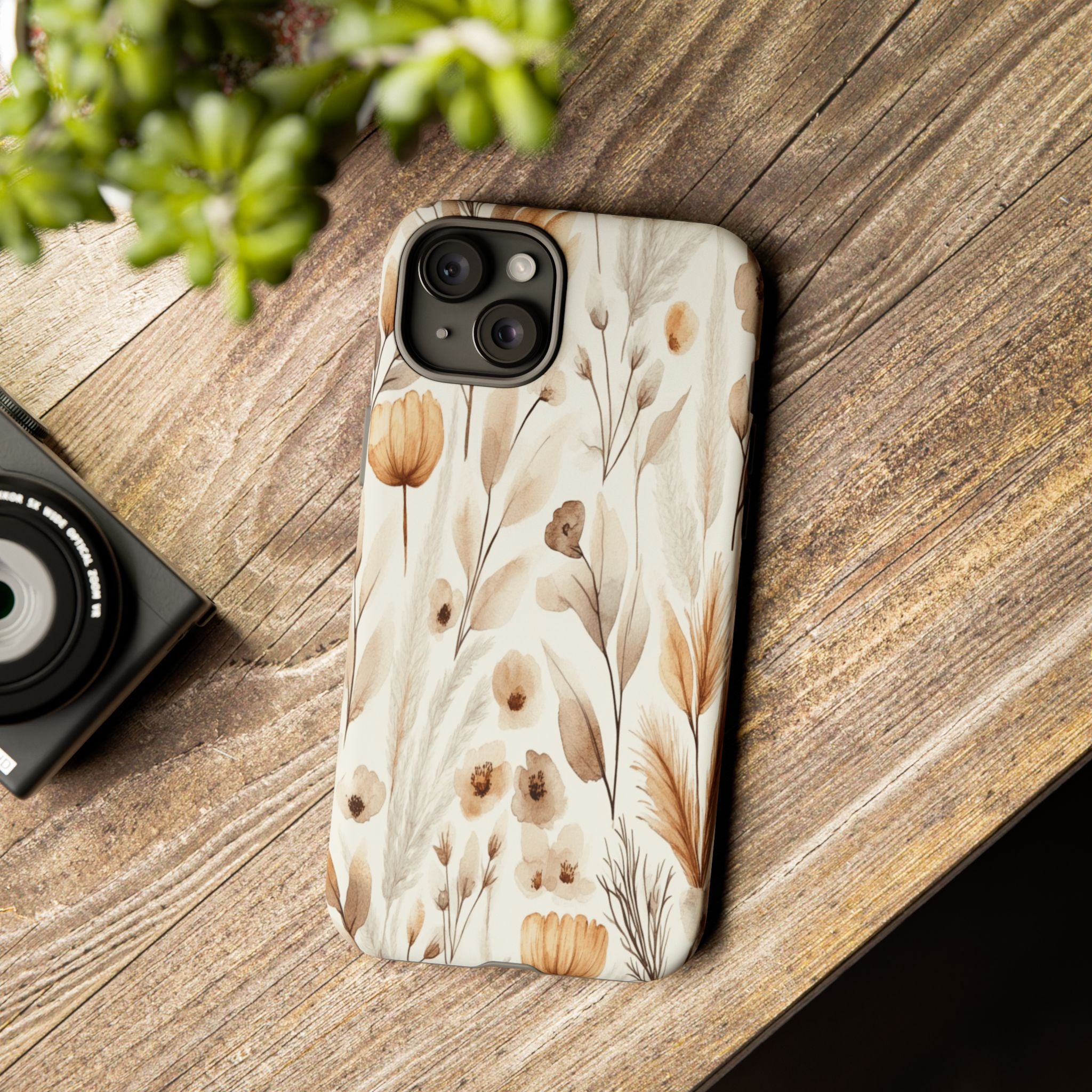 Dried Flowers Watercolor Case
