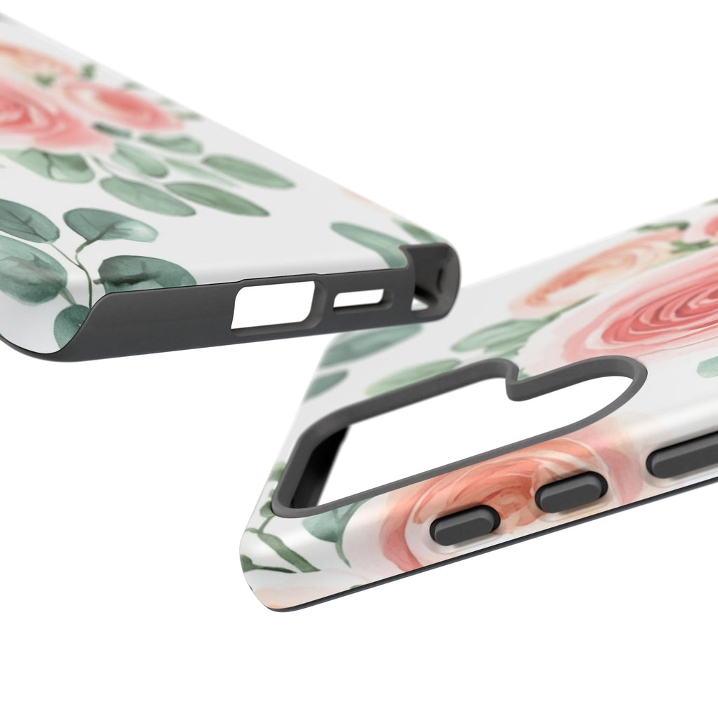 Delicate Watercolor Rose Case