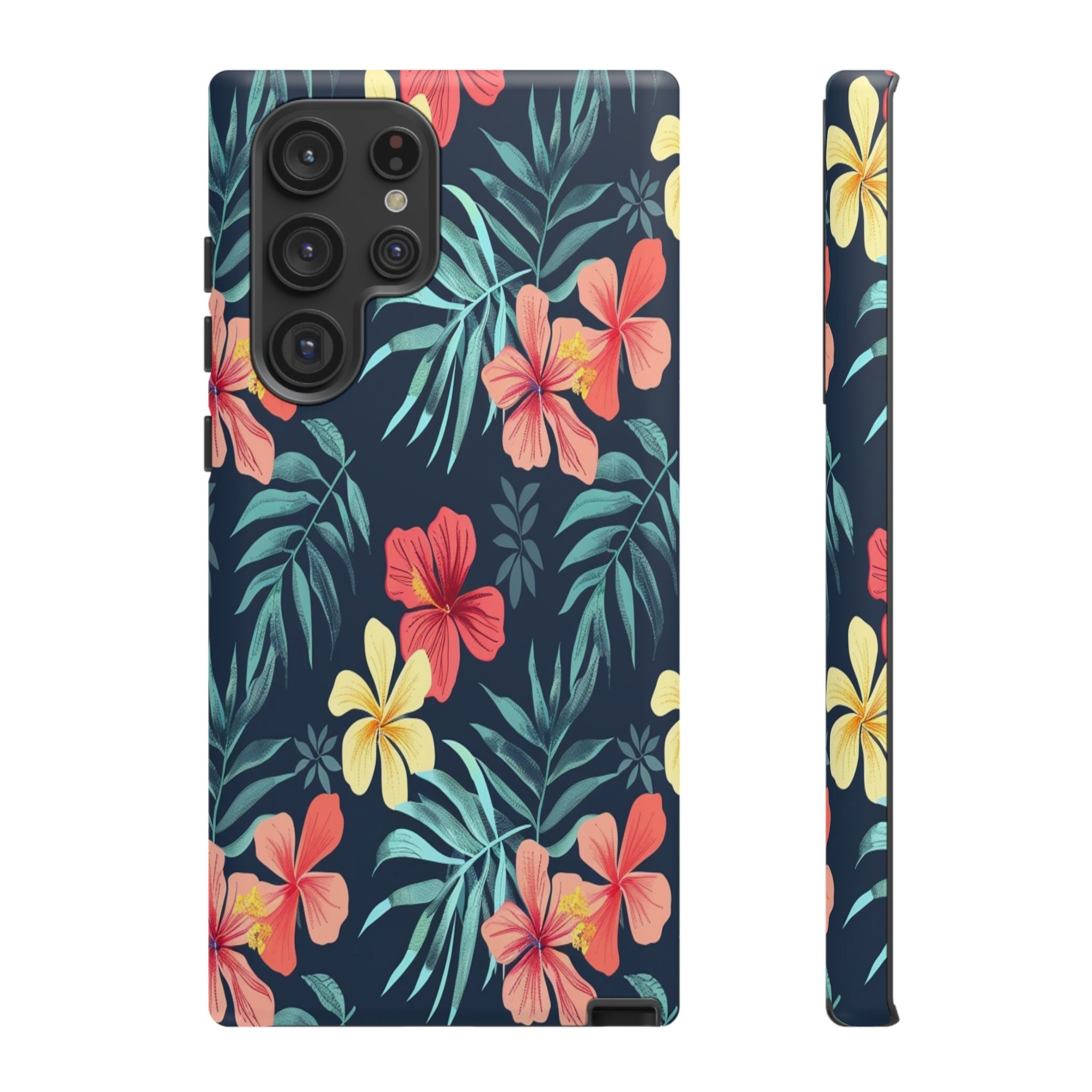 Tropical Hibiscus Navy