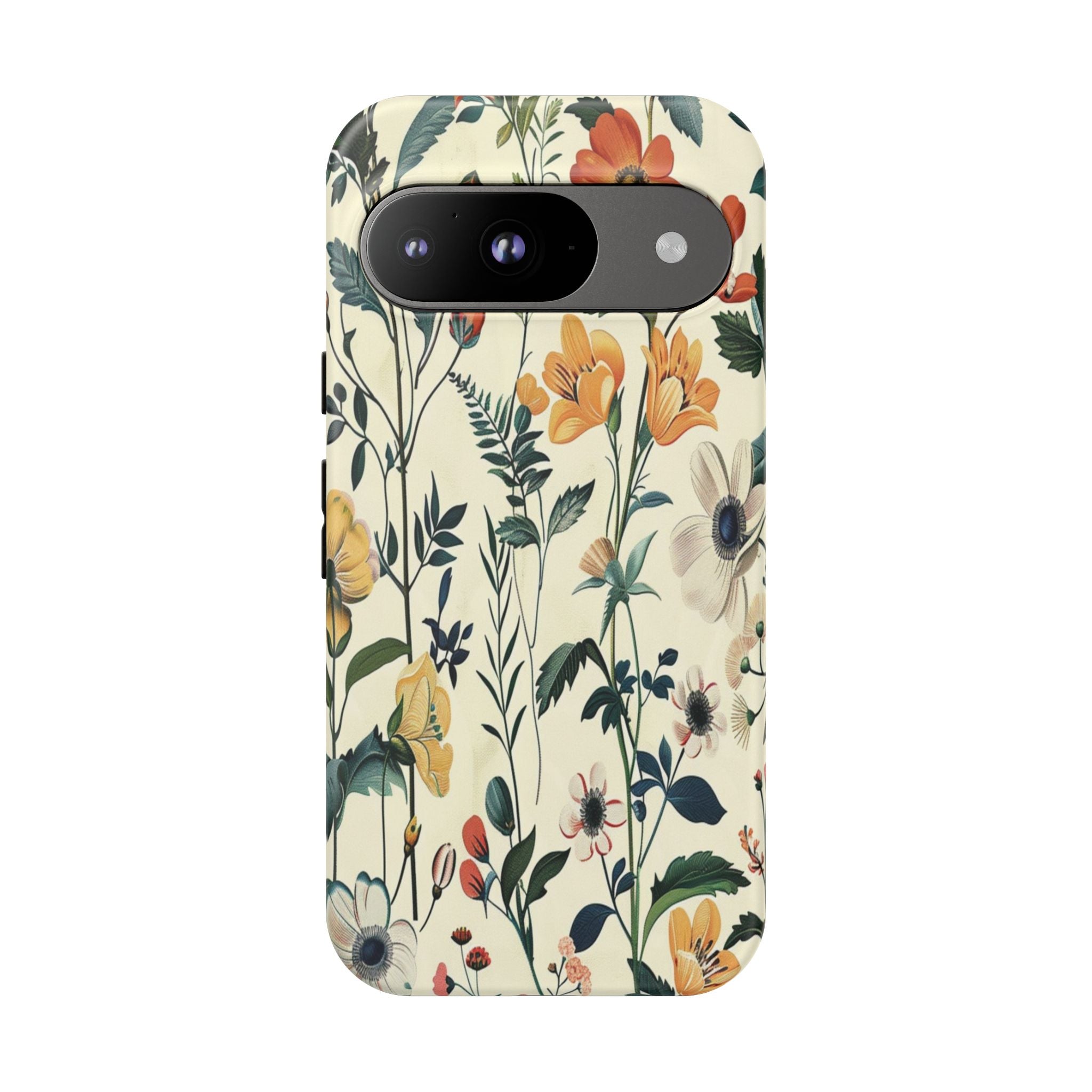 Vintage Botanical Wildflower Seamless Pattern